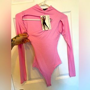Naked Wardrobe cutout bodysuit new with tags